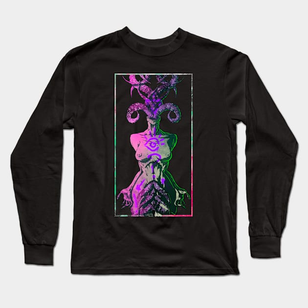 Horned Rave! Long Sleeve T-Shirt by Kotolevskiy